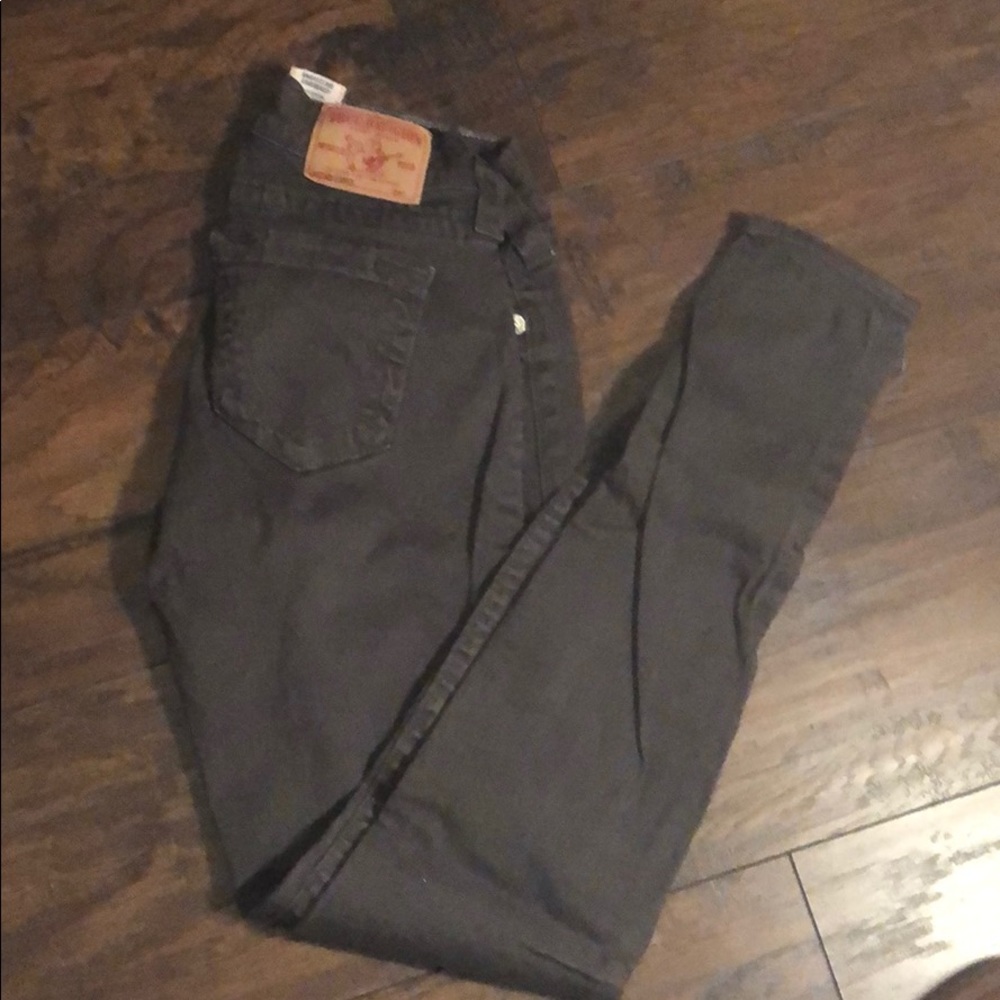 Dark grey/black True Religion jeans